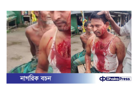 নীলফামারীতে জমি দখলের চেষ্টায় বেধড়ক মারপিট ও ভাংচুর