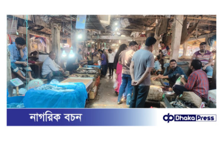 নিউমার্কেট মাছ বাজার স্থানান্তরে ব্যবসায়ীদের আপত্তি