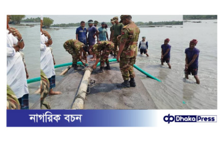 সাতক্ষীরার আশাশুনি উপজেলার বিছট গ্রামে বেড়িবাঁধ ভেঙে বিস্তর এলাকা প্লাবিত: দুর্যোগ মোকাবিলায় বাংলাদেশ সেনাবাহিনী
