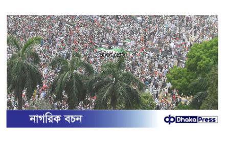 ফিলিস্তিনের প্রতি সংহতি জানাতে সোহরাওয়ার্দী উদ্যানে জনস্রোত, মুখর ‘মার্চ ফর গাজা’ কর্মসূচি