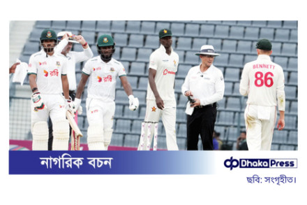 লিড শতকের ঘরে, তবুও চাপে বাংলাদেশ