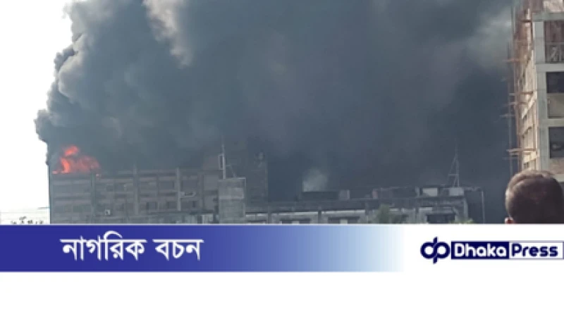 সিইপিজেডের একটি কারখানায় আগুন লেগেছে....
