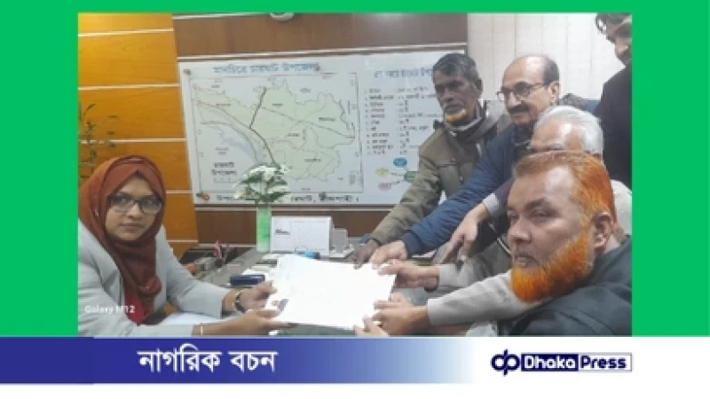 রাজশাহী-৬ আসনে বিএনপির প্রার্থী হিসেবে  আবু সাইদ চাঁদের মনোনয়নপত্র দাখিল