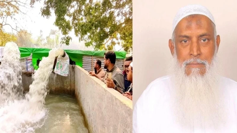 পাঁচ গ্রামের কৃষকদের পাশে দাঁড়ালেন কায়কোবাদ: ব্যক্তিগত উদ্যোগে চালু হলো বইদ্দার বিলের সেচ ব্যবস্থা