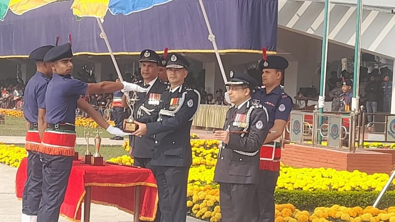 পুলিশ একাডেমি সারদায় ১৬৯তম টিআরসি ব্যাচের প্রশিক্ষণ সমাপনী কুচকাওয়াজ অনুষ্ঠিত