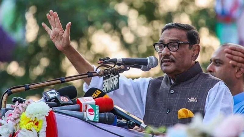 বিএনপির উদ্দেশ্য অসৎ মন্তব্য করেওবায়দুল কাদের বলেন আবার যদি আসে দেশে ওরা রক্তের বন্যা বইয়ে দেবে